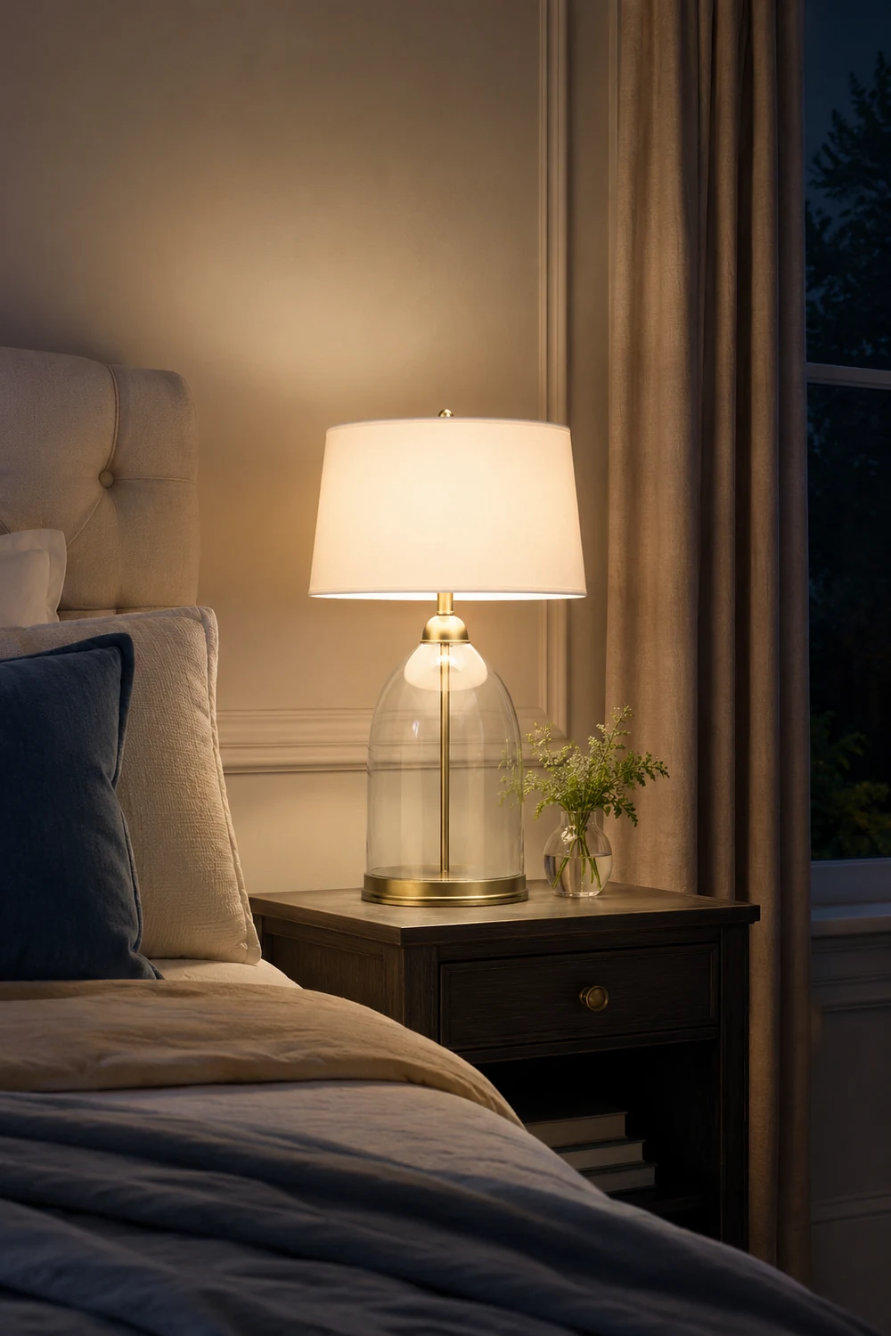 Glass Dome Table Lamp - Lumpaz