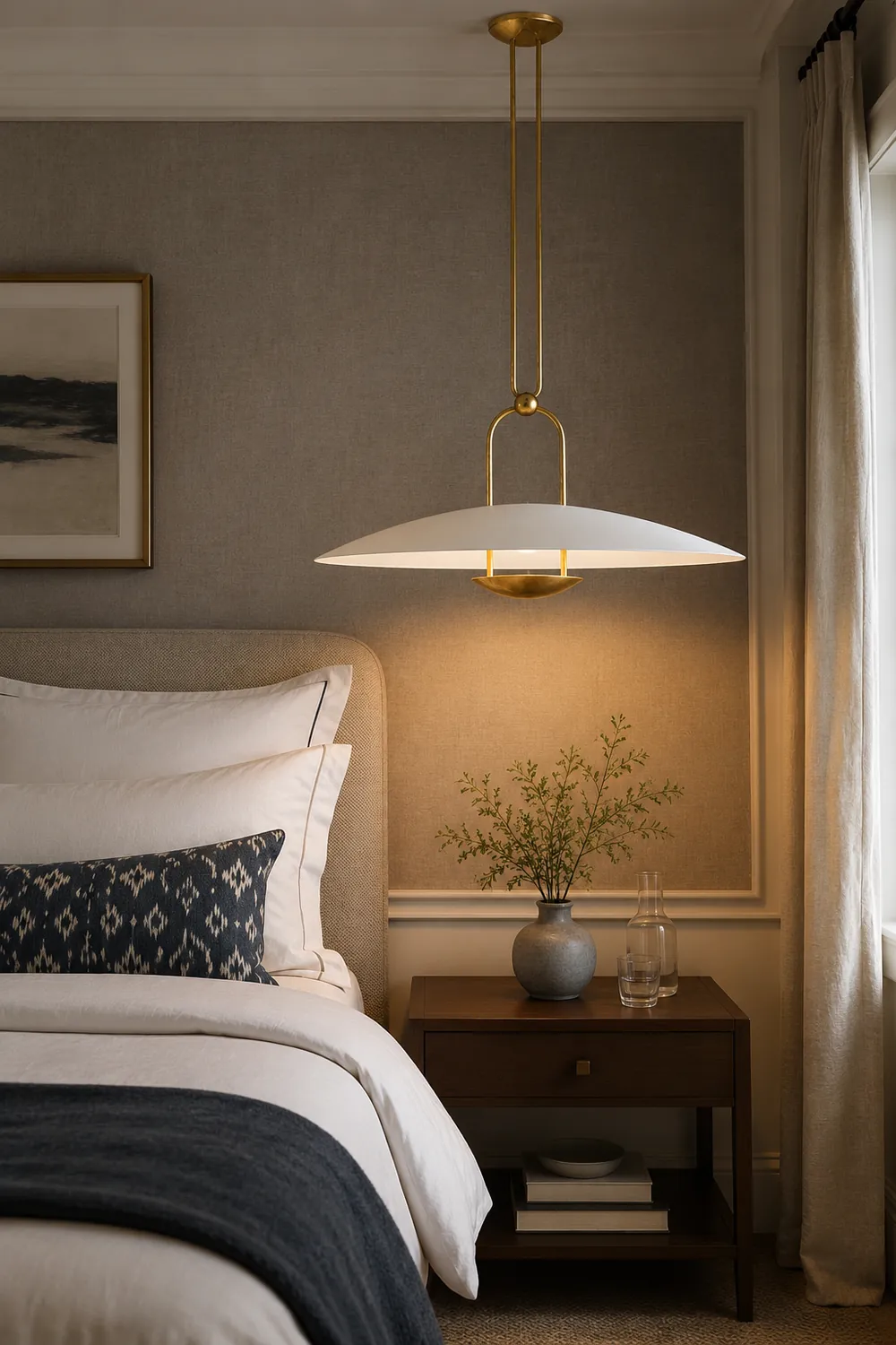 Contemporary Arched Design Pendant Lamp - Lumpaz