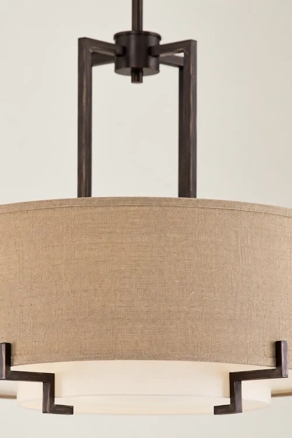 Concentric Shade Layered Fabric Pendant Lamp - Lumpaz