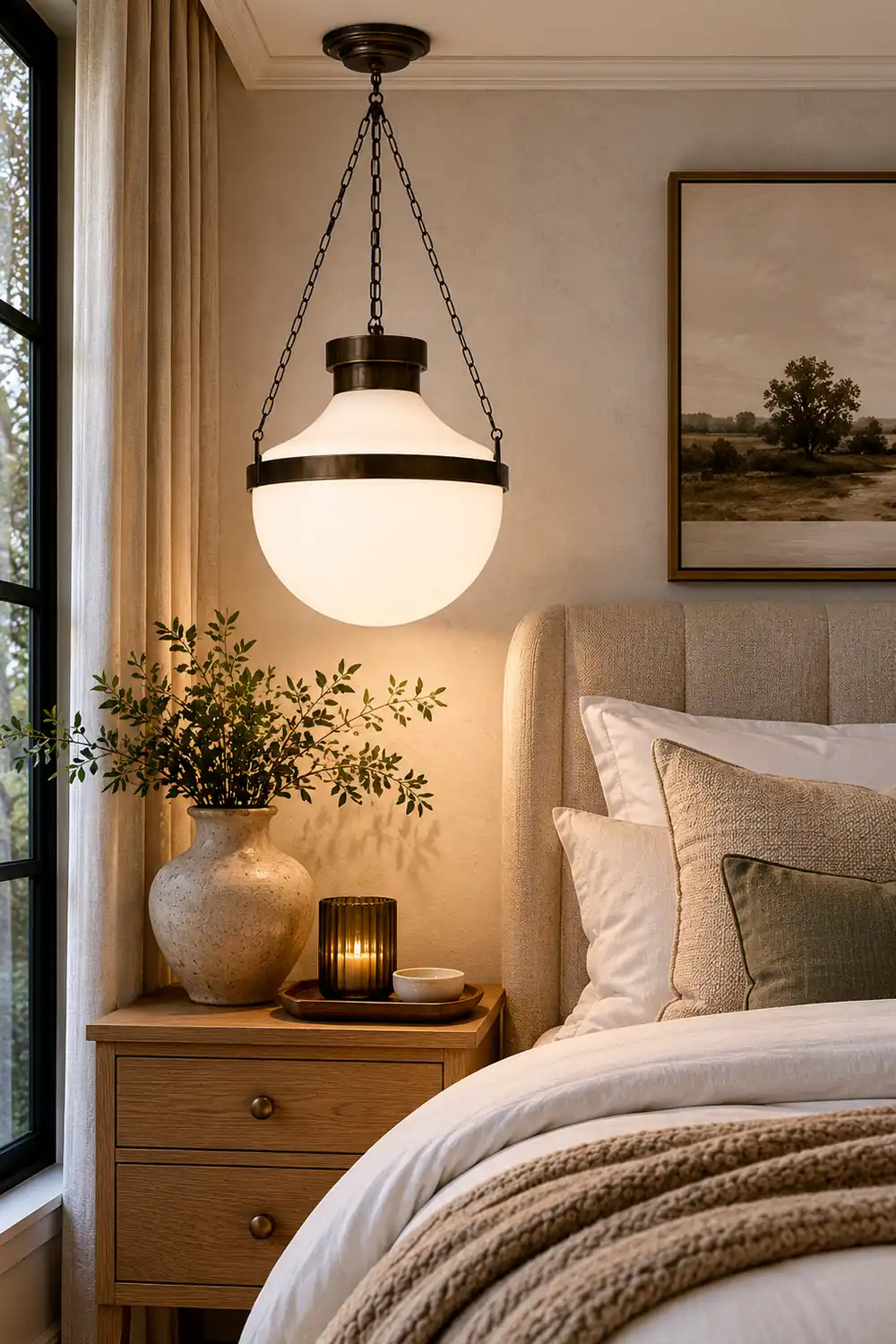 Modern Schoolhouse Lantern Pendant Lamp - Lumpaz