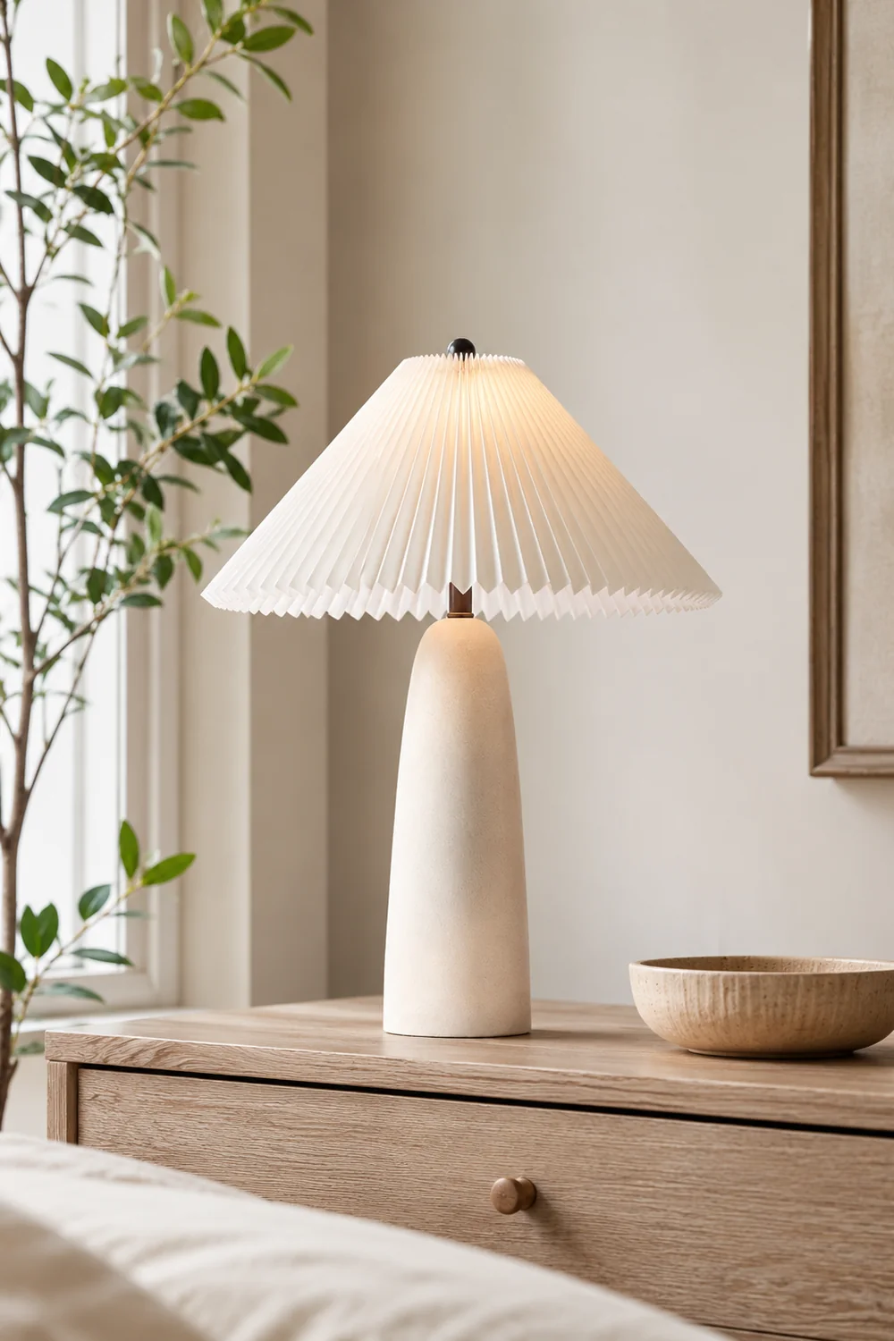 Louis Minimalist Cone Base Table Lamp - Lumpaz