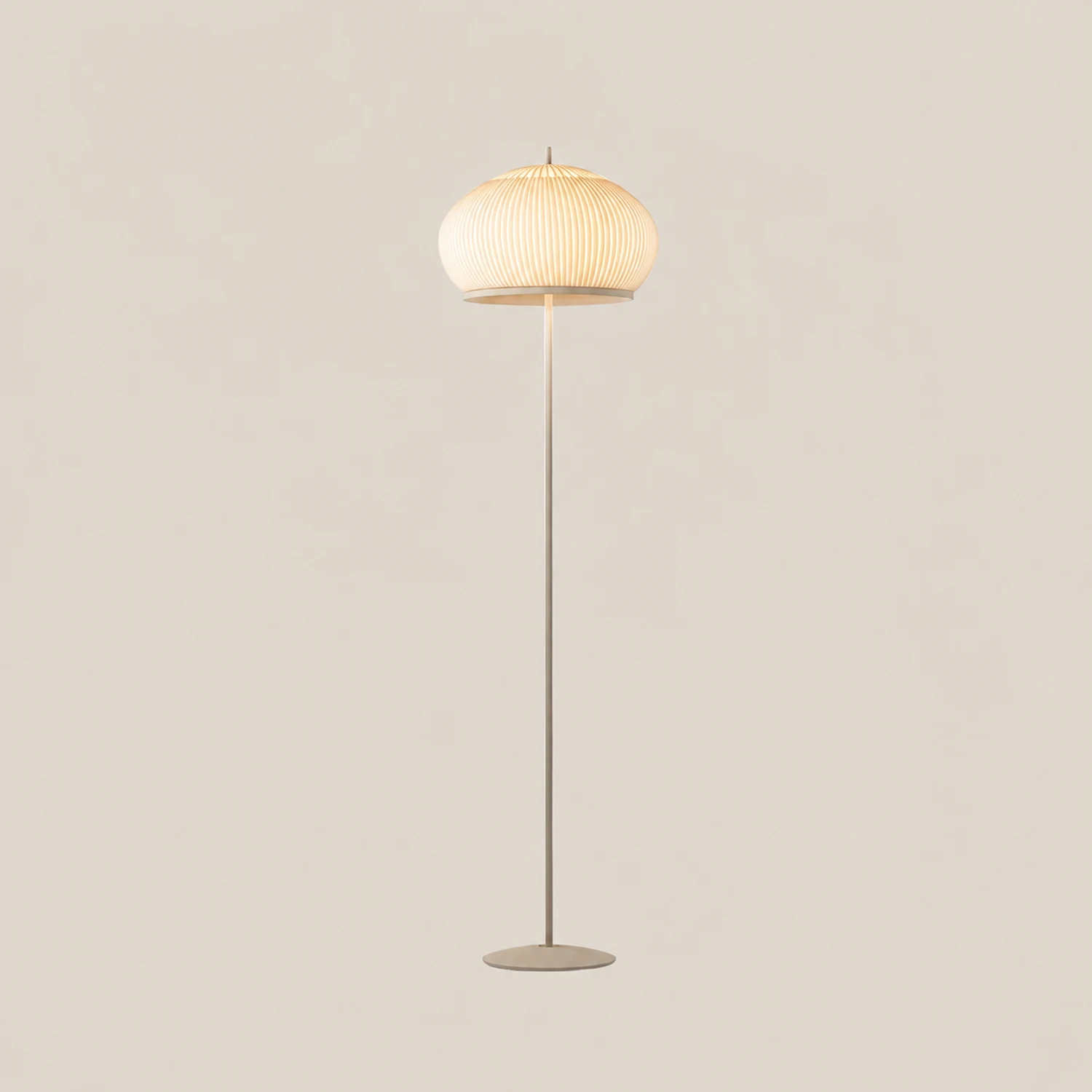 Knitted Round Lantern Floor Lamp - Lumpaz