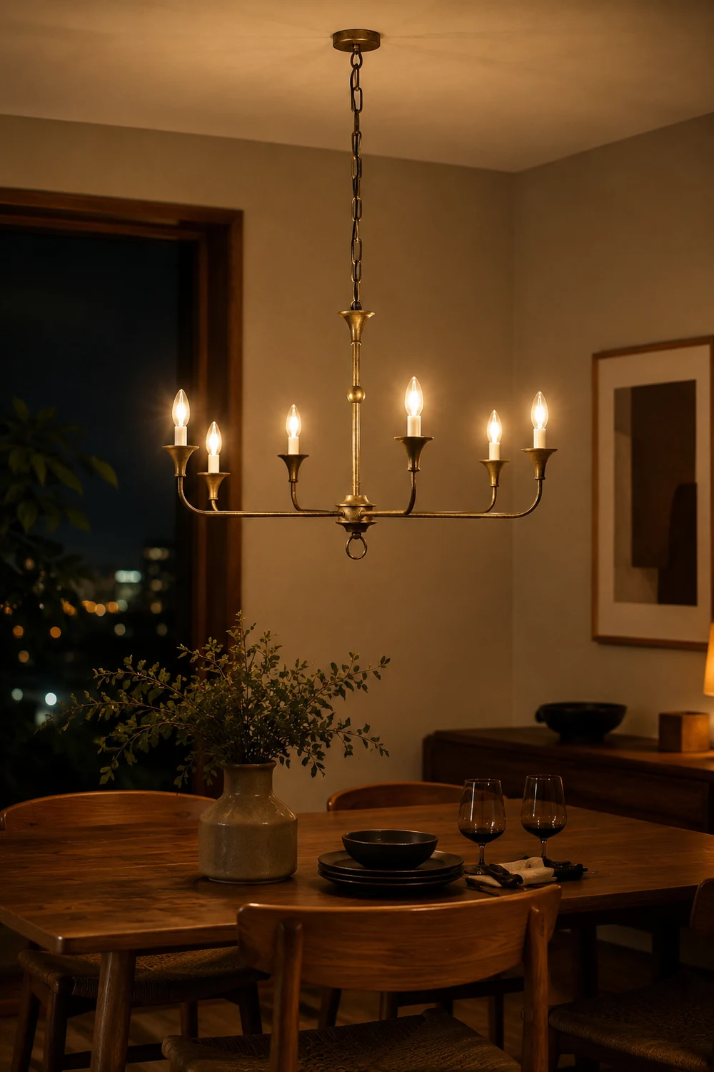 Rustic Vintage Cecil Chandelier - Lumpaz