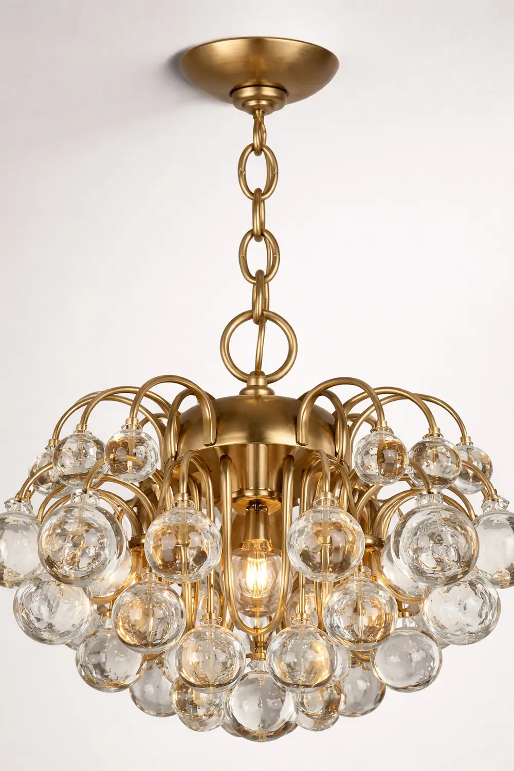Bellvale Small Glass Chandelier - Lumpaz
