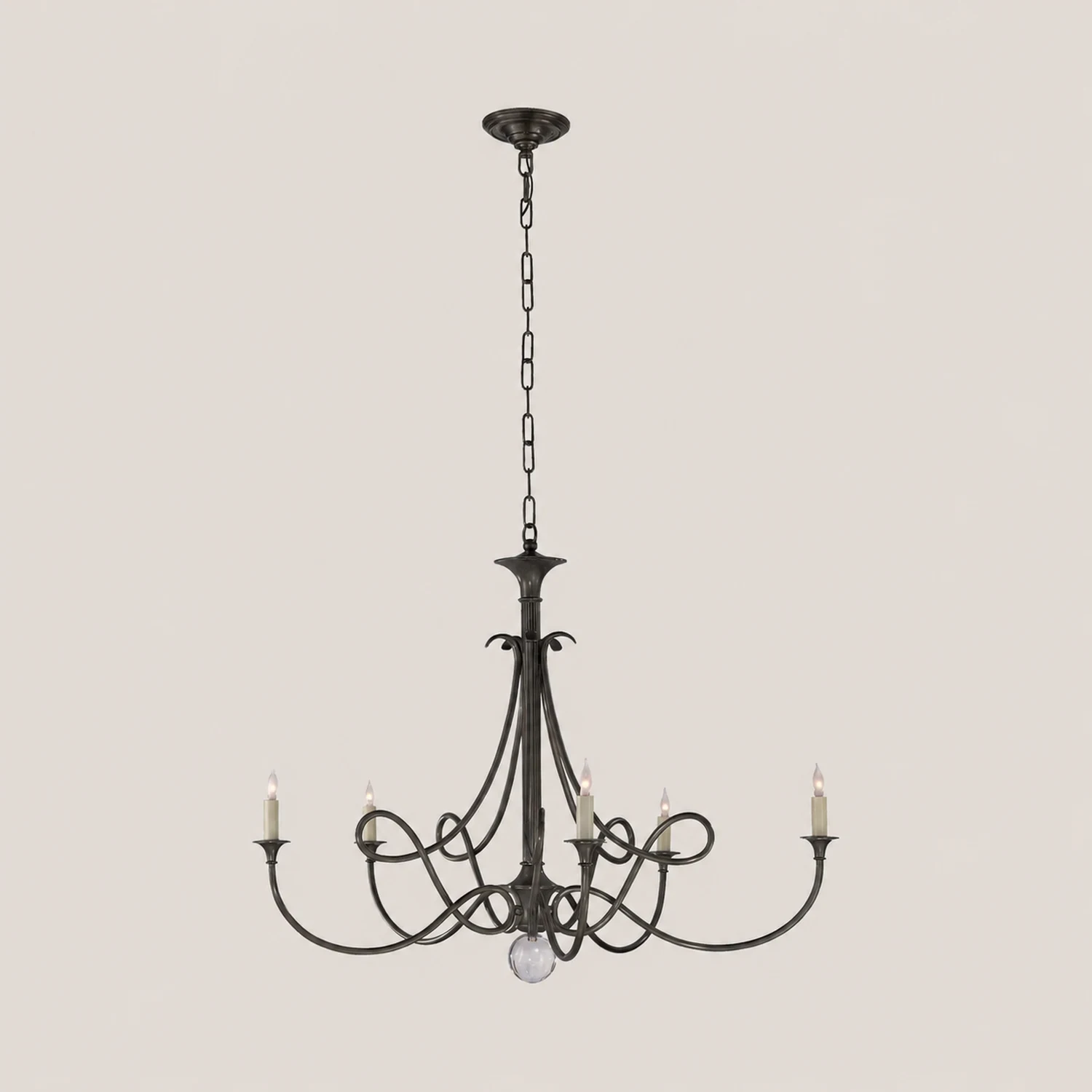 Large Twisted Loop Chandelier - Lumpaz