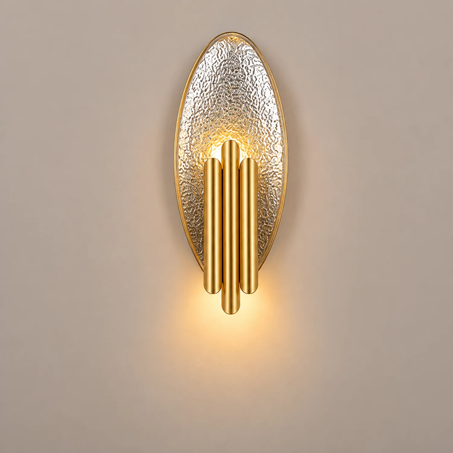 Electroplated Iron Oval Wall Light - Lumpaz