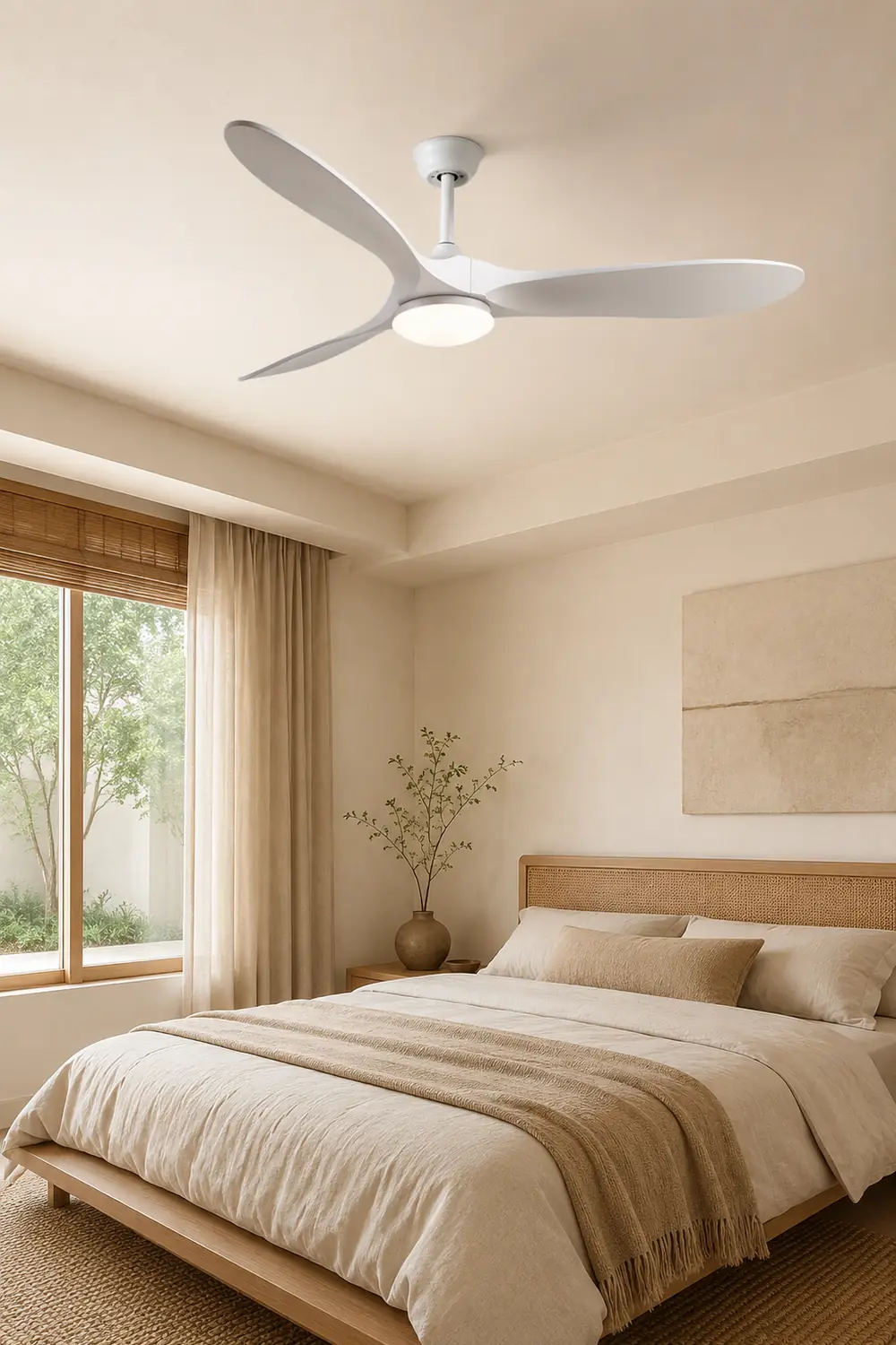 Modern ABS Ceiling Fan Light - Lumpaz