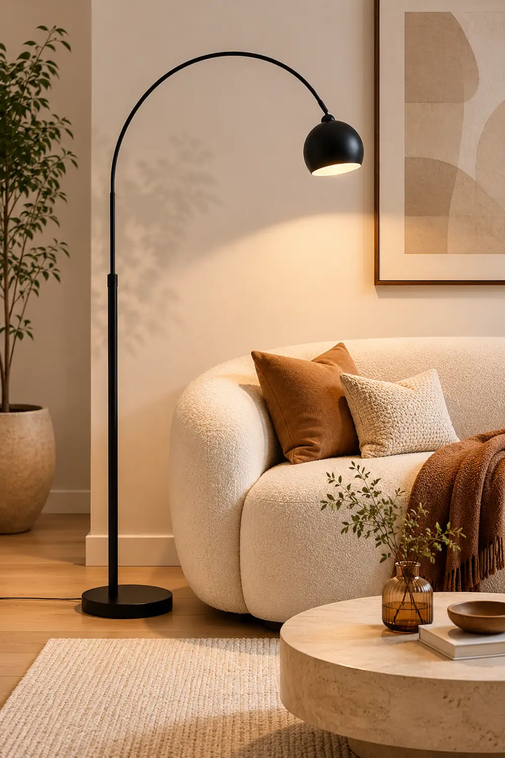 Angler Slimline LED Pole Floor Lamp - Lumpaz