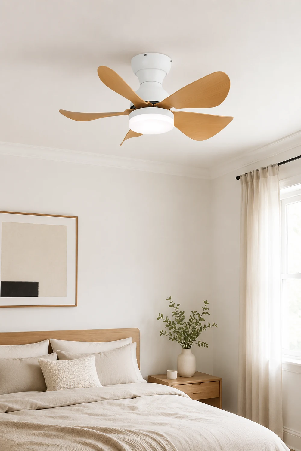 Embedded Five-Blade Fan Light - Lumpaz