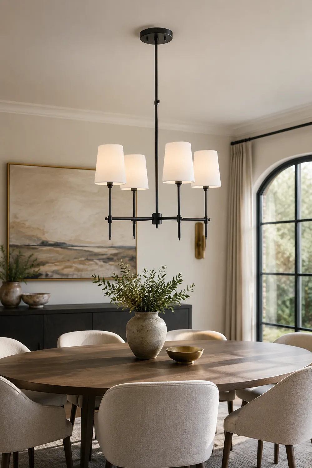 Modern Drum Shade Bryant Chandelier - Lumpaz