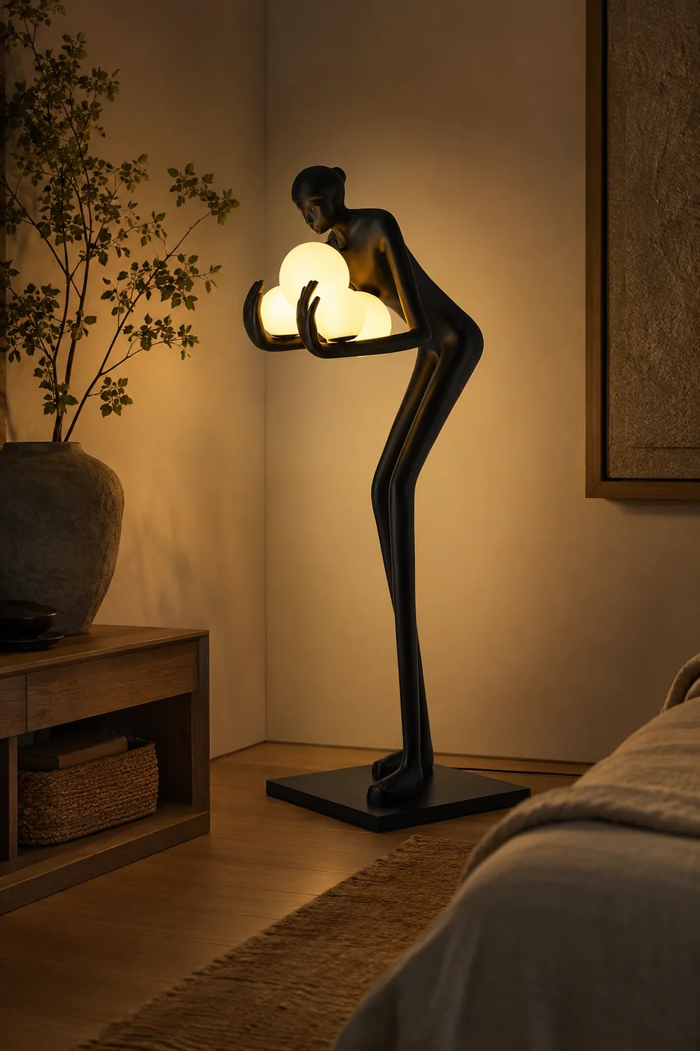 Embrace of Light Sculpture Floor Lamp - Lumpaz