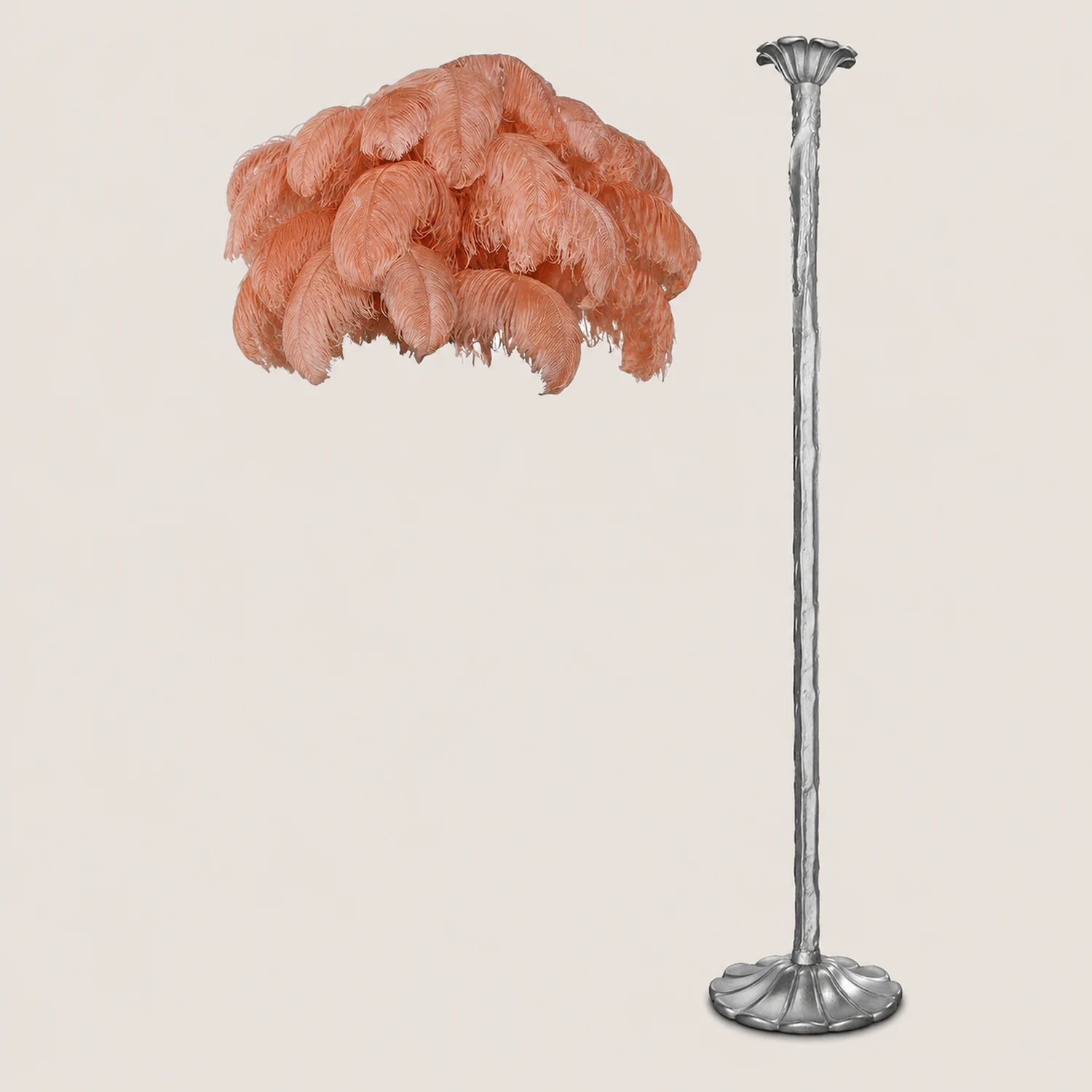 Colorful Ostrich Feather Chandelier - Lumpaz