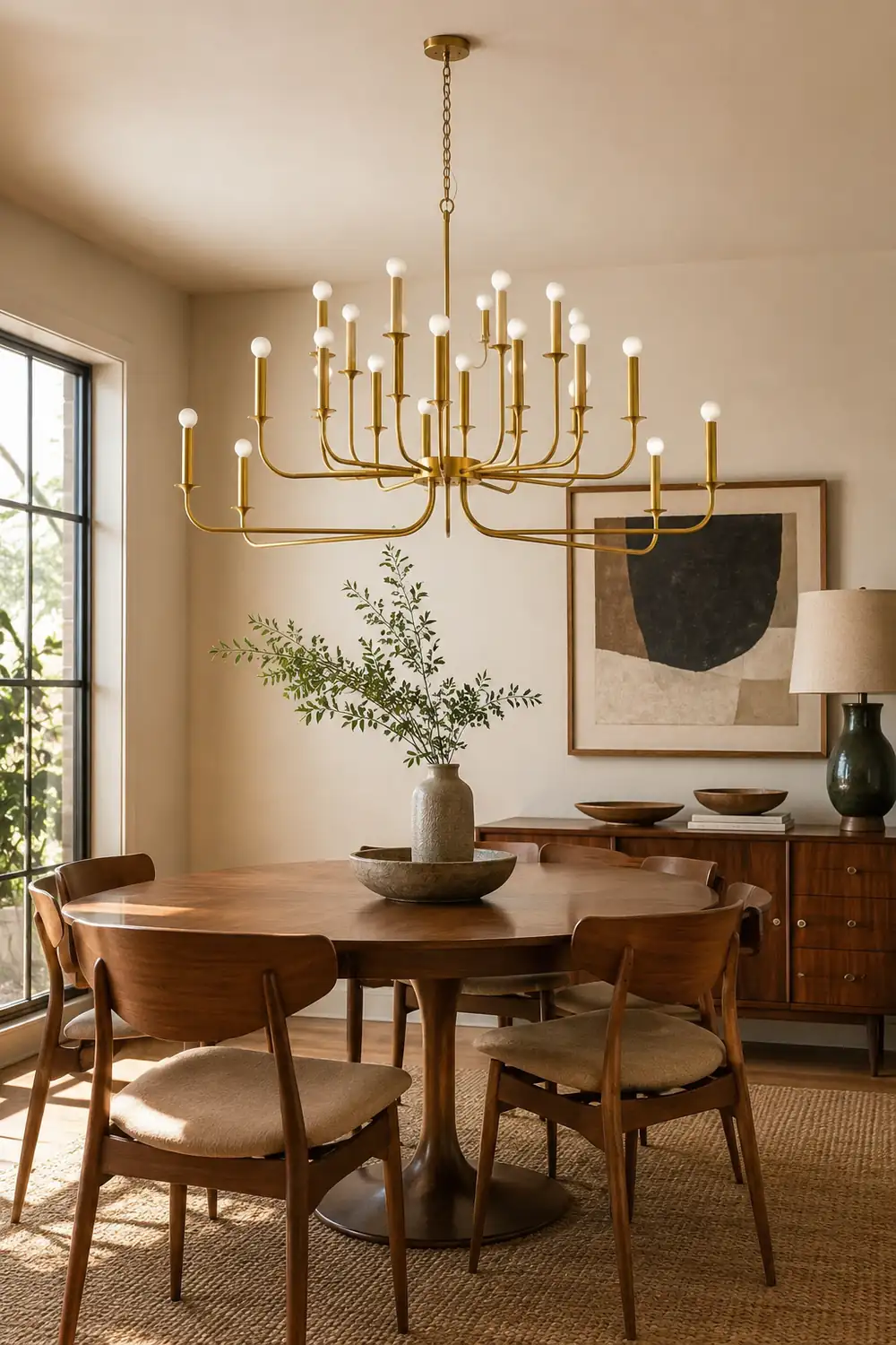Breck Modern Gold Multi-Arm Chandelier - Lumpaz