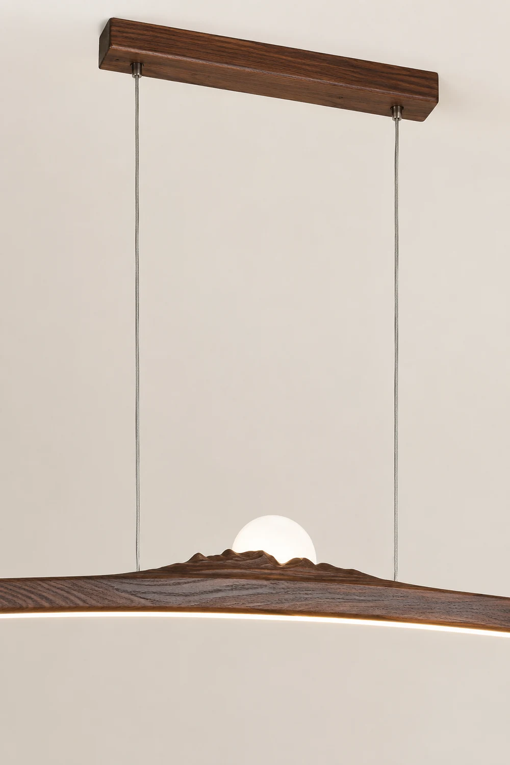 Walnut Long Island Pendant Lamp - Lumpaz