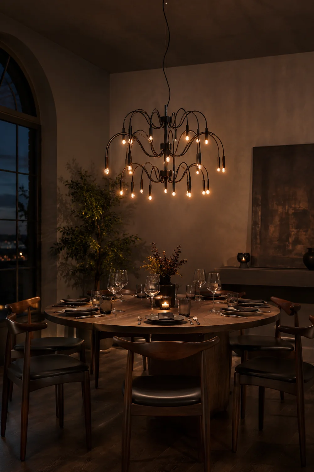 Globen Lighting Industrial Chandelier - Lumpaz
