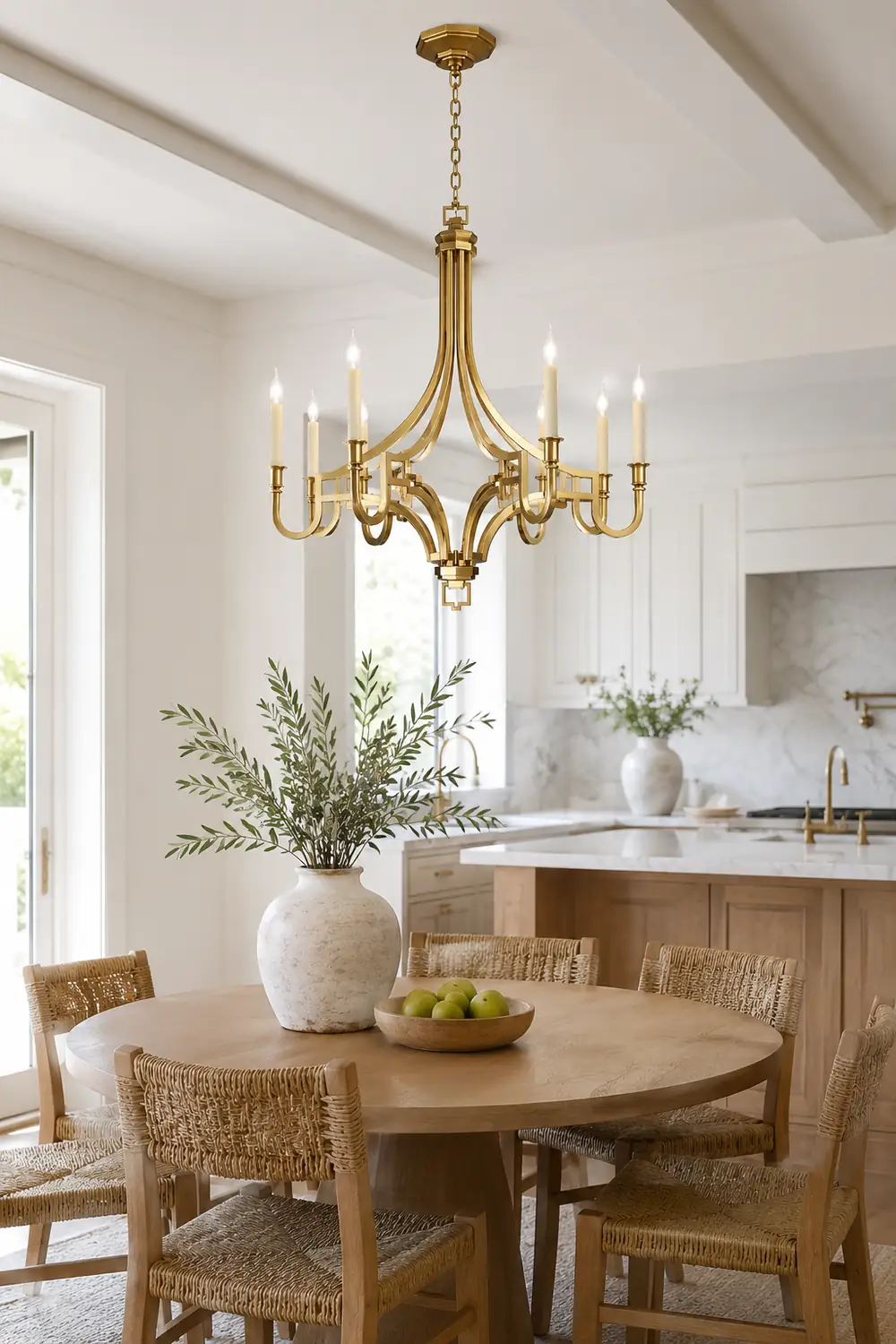 Luxury Gold Candle-Style Mykonos Chandelier - Lumpaz