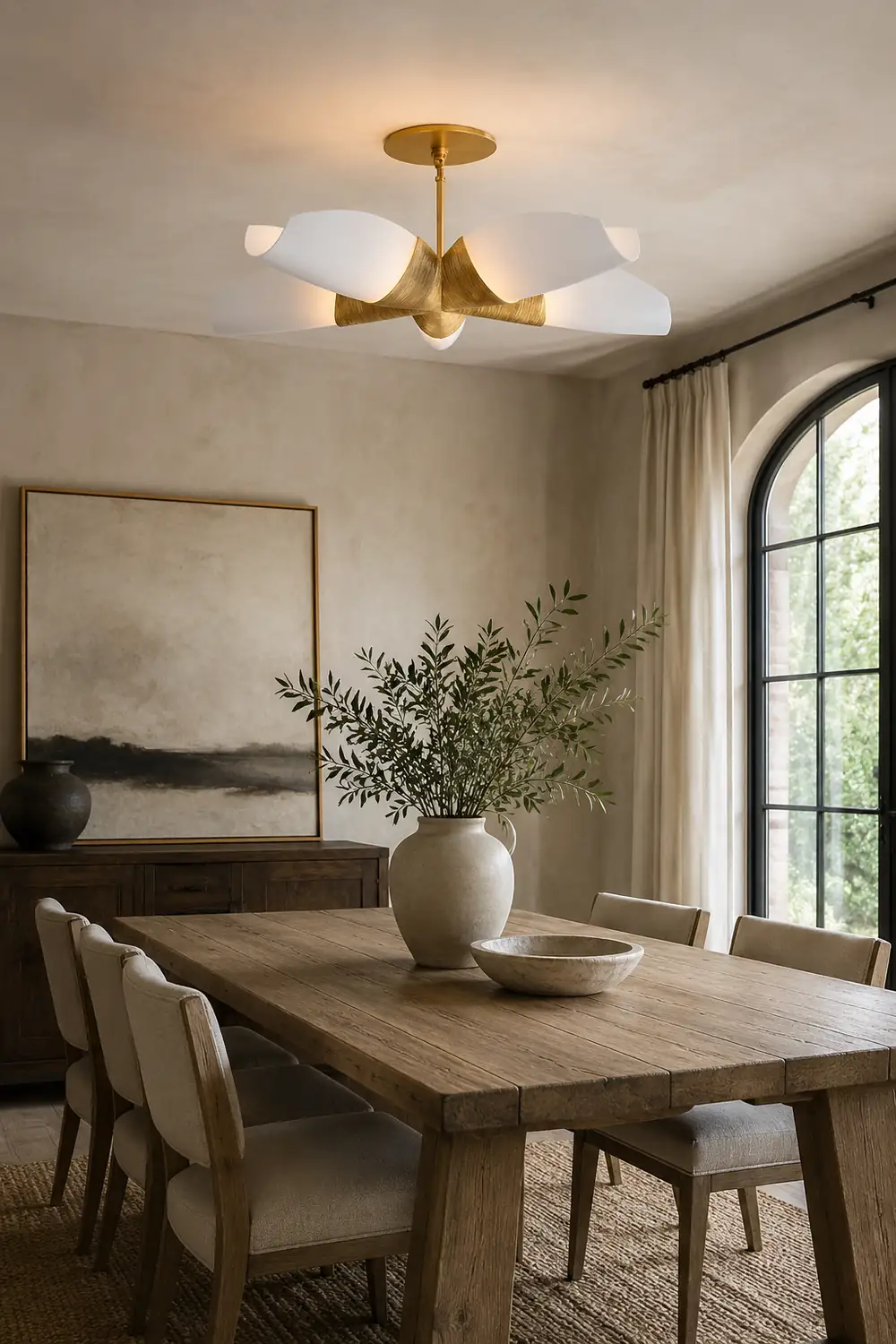 Utopia Five Arm Chandelier - Lumpaz