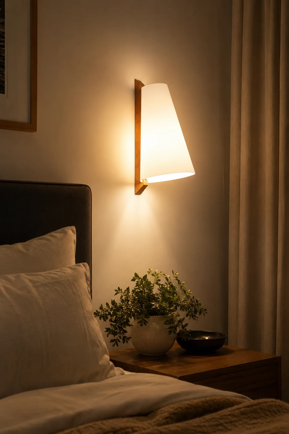 Lupe Wooden Wall Light - Lumpaz