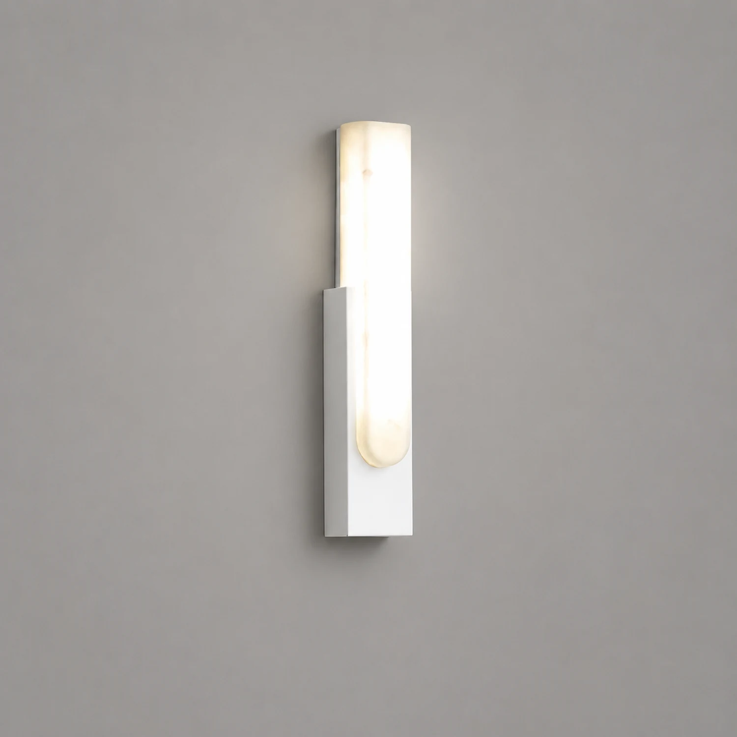 Contemporary Marble LED Wall Sconce - Lumpaz