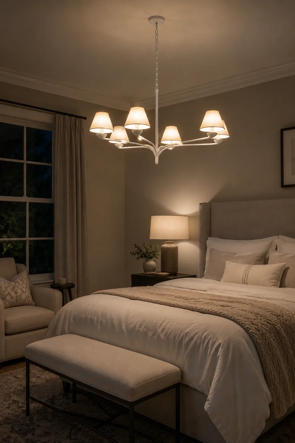 Dorsey Round 6-Light Chandelier - Lumpaz