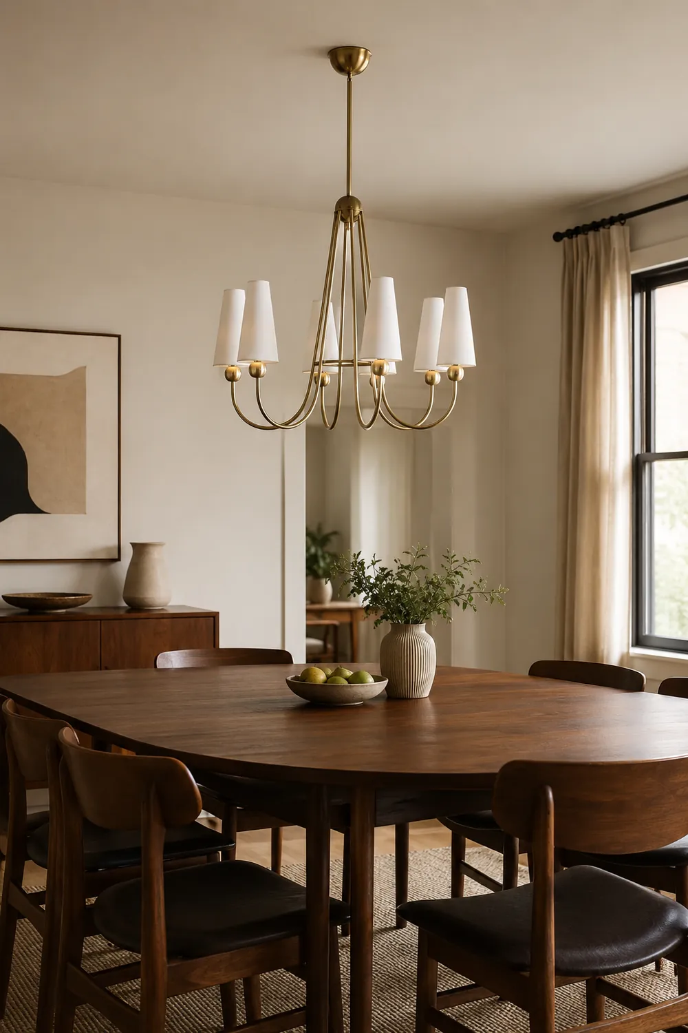 Brass Frame Mavis Chandelier - Lumpaz