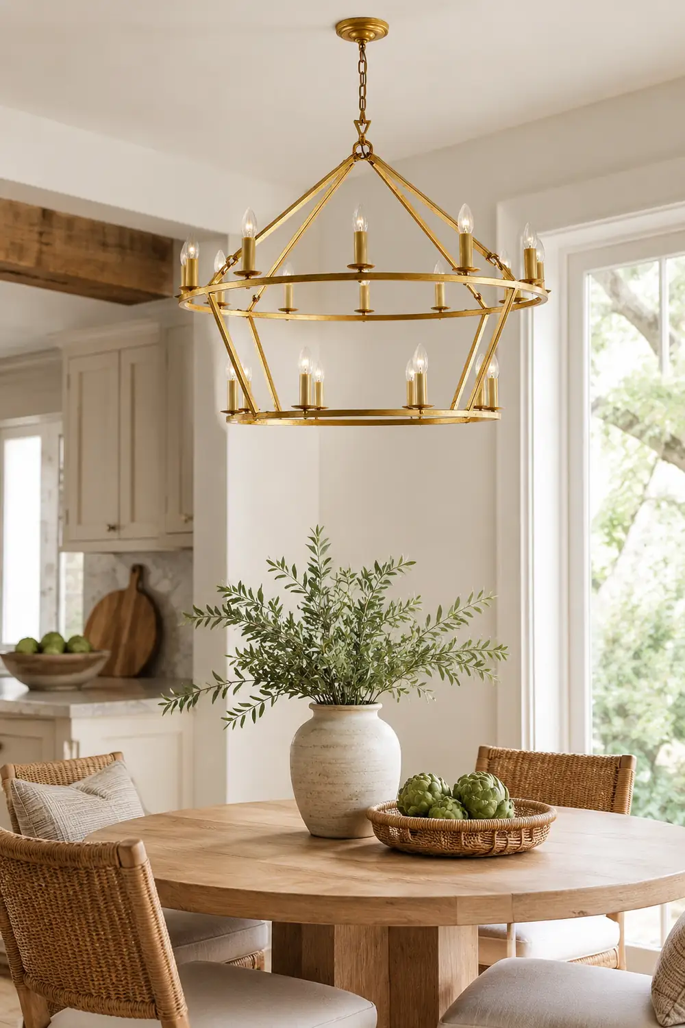 Brass Tiered Chandelier - Lumpaz