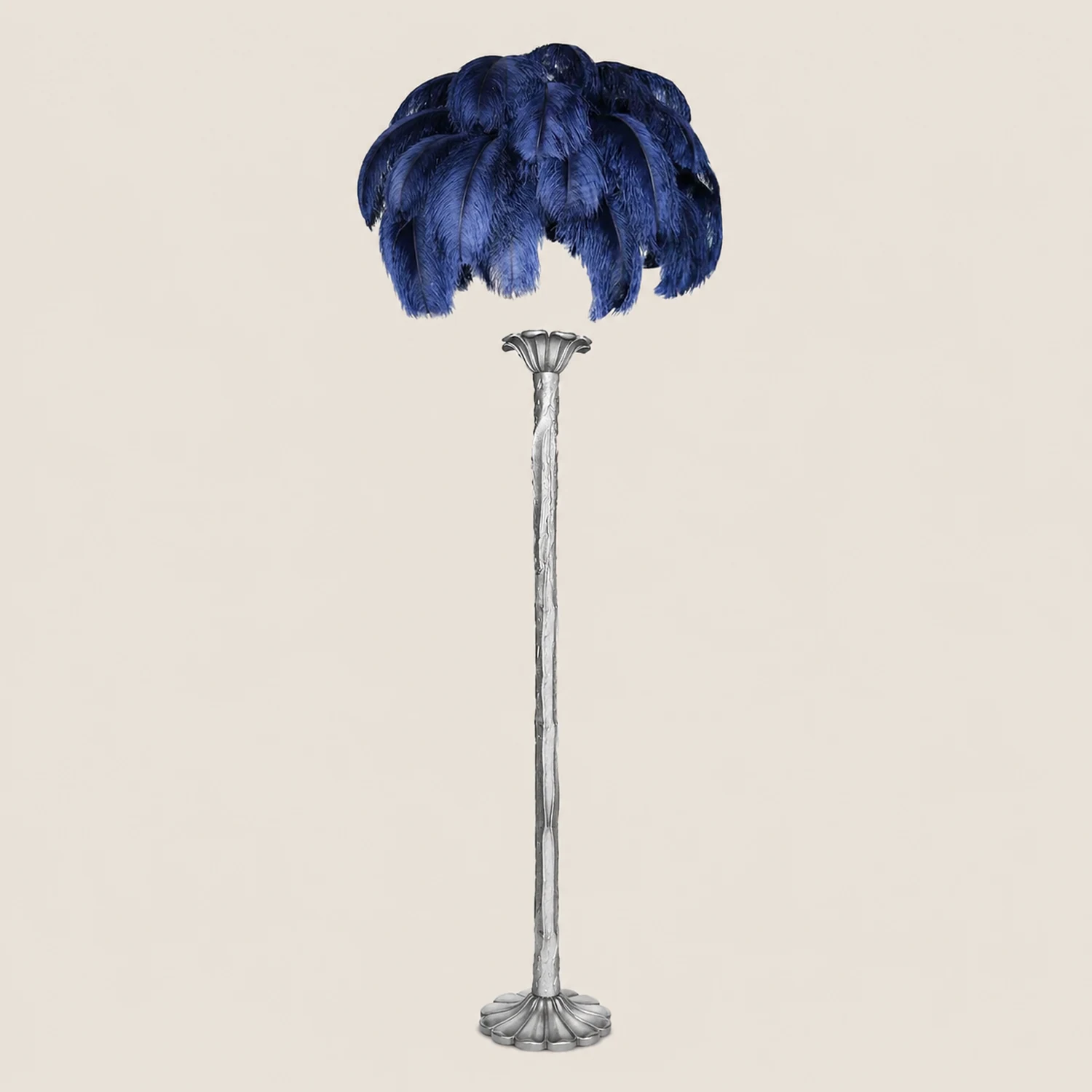 Colorful Ostrich Feather Chandelier - Lumpaz