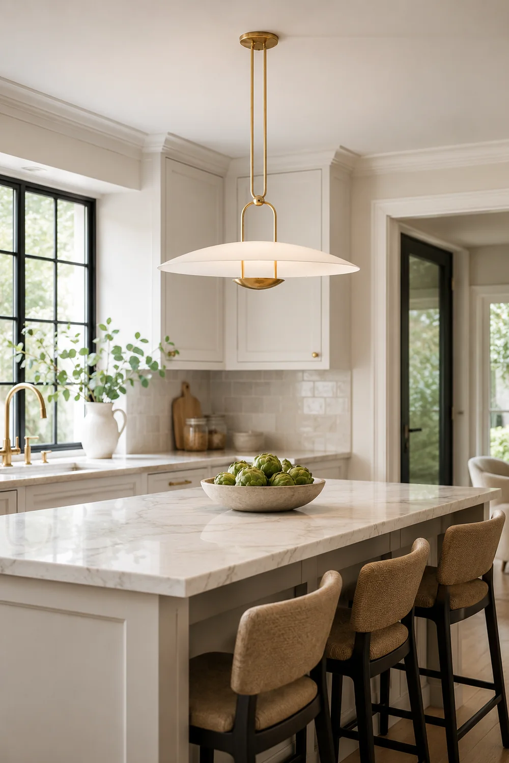 Contemporary Arched Design Pendant Lamp - Lumpaz