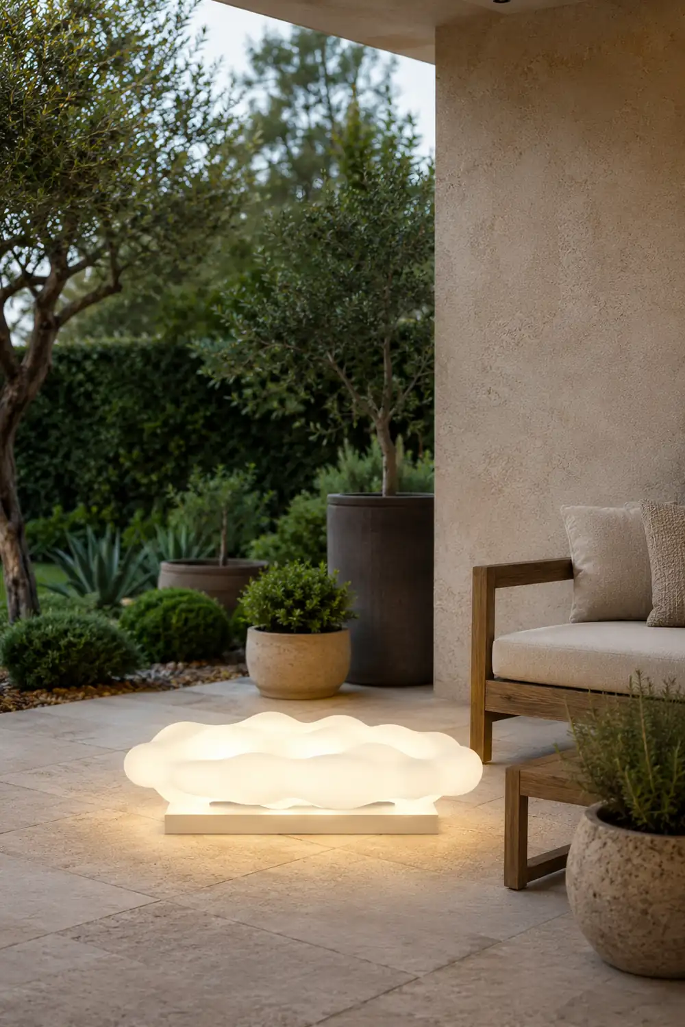 Cloud Outdoor Floor Light - Lumpaz