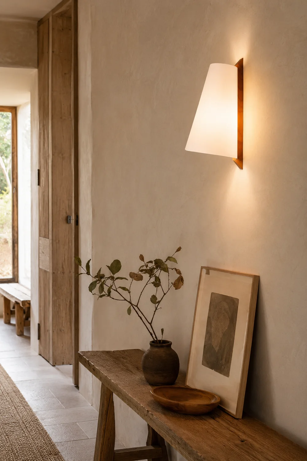 Lupe Wooden Wall Light - Lumpaz
