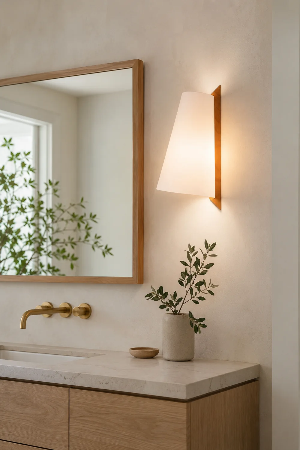 Lupe Wooden Wall Light - Lumpaz