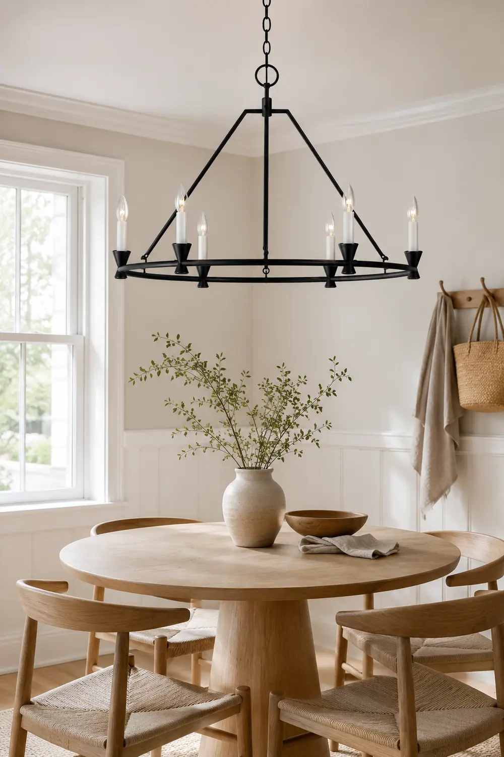 Minimalist Circular Keystone Chandelier - Lumpaz