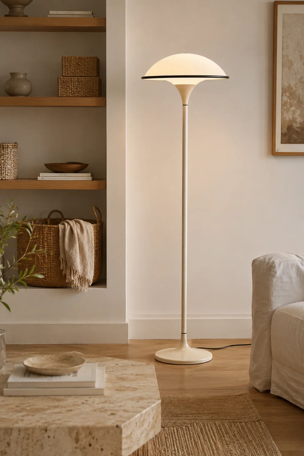 Fontana Mushroom Dome LED Floor Lamp - Lumpaz