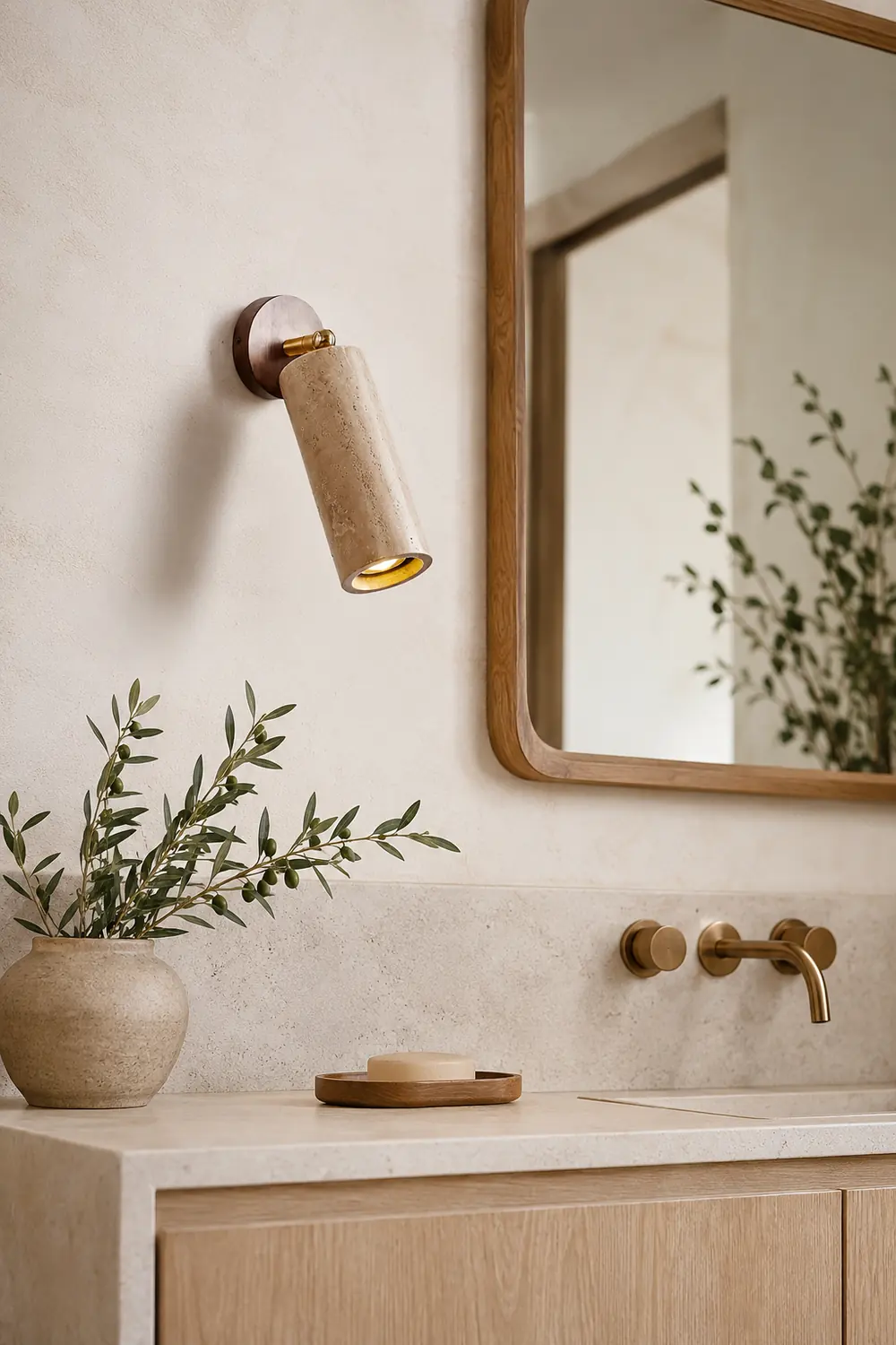 Mireille Modern Rustic Pivot Wall Lamp - Lumpaz