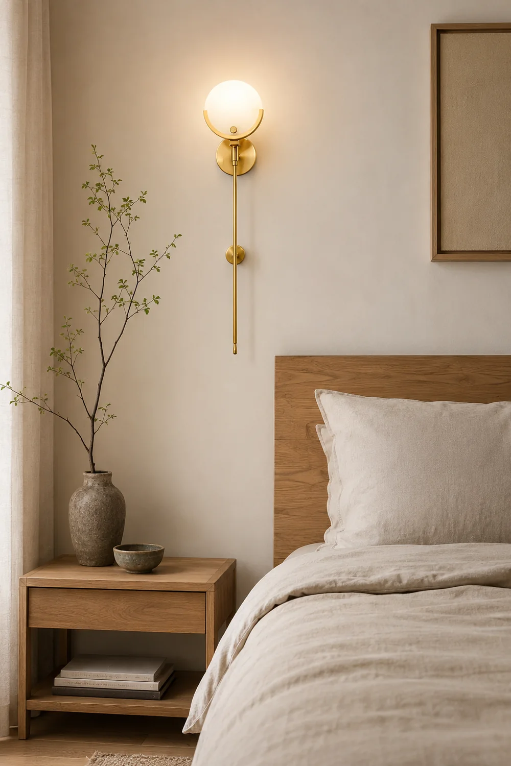 Universal Ava Brass Wall Light - Lumpaz