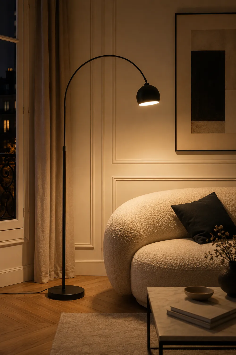 Angler Slimline LED Pole Floor Lamp - Lumpaz