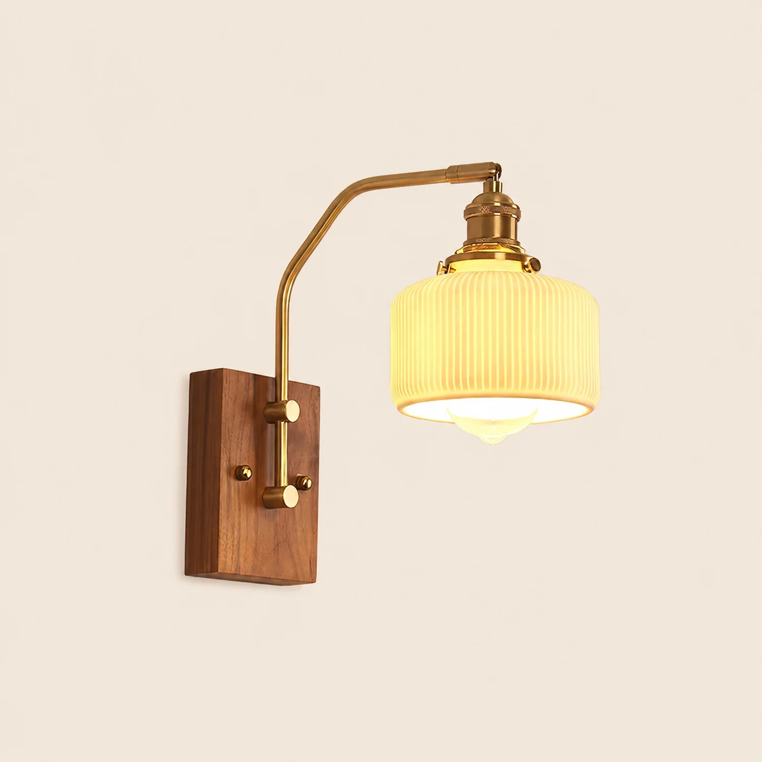 Heritage Walnut Wall Lamp - Lumpaz