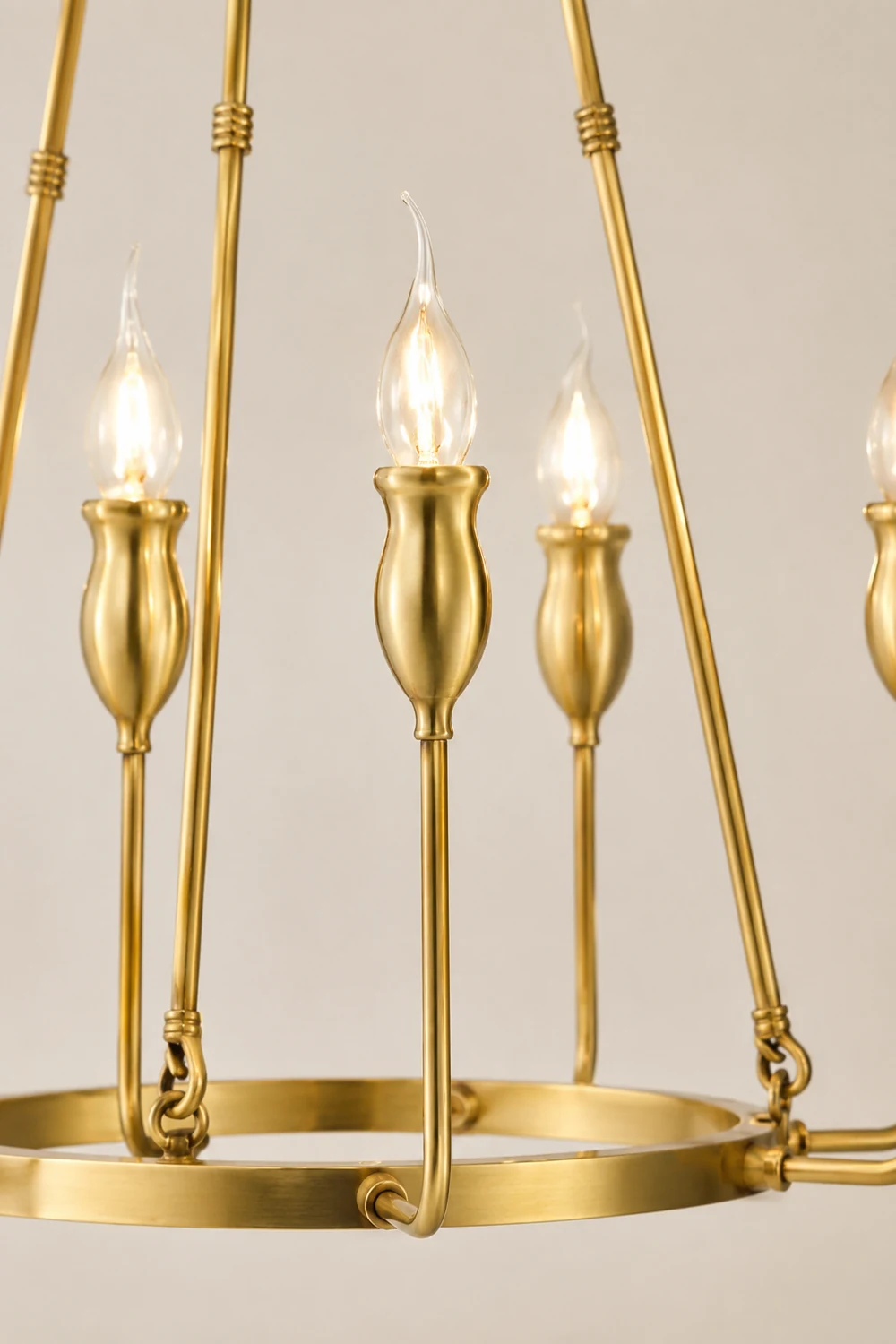 Classic ring candlestick chandelier - Lumpaz