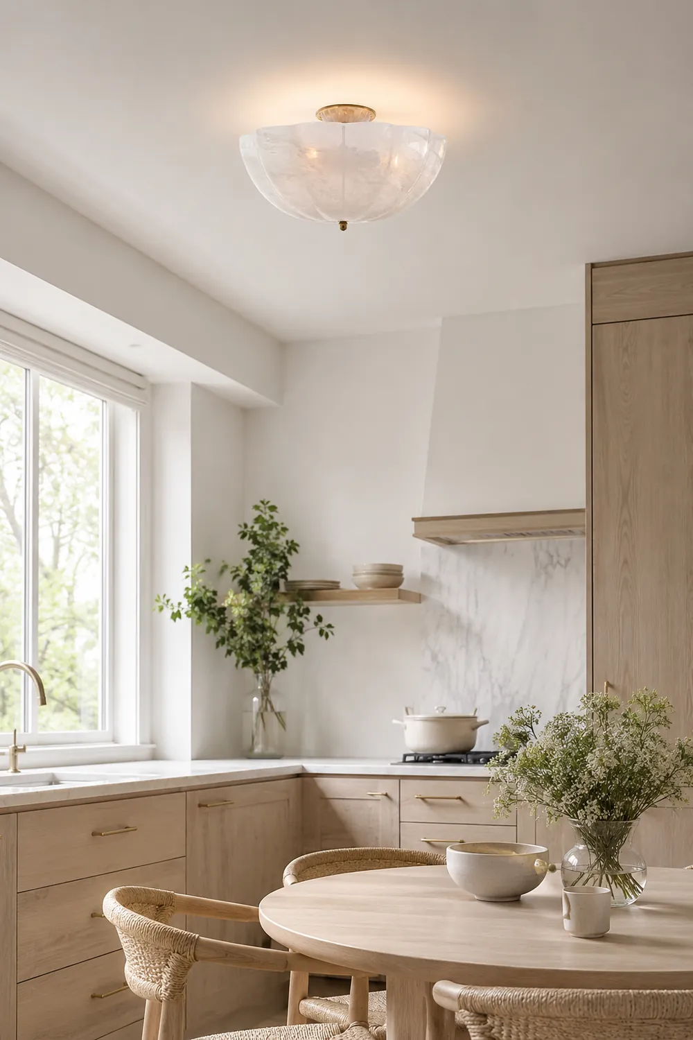Rosehill Semi-Flush Ceiling Light - Lumpaz