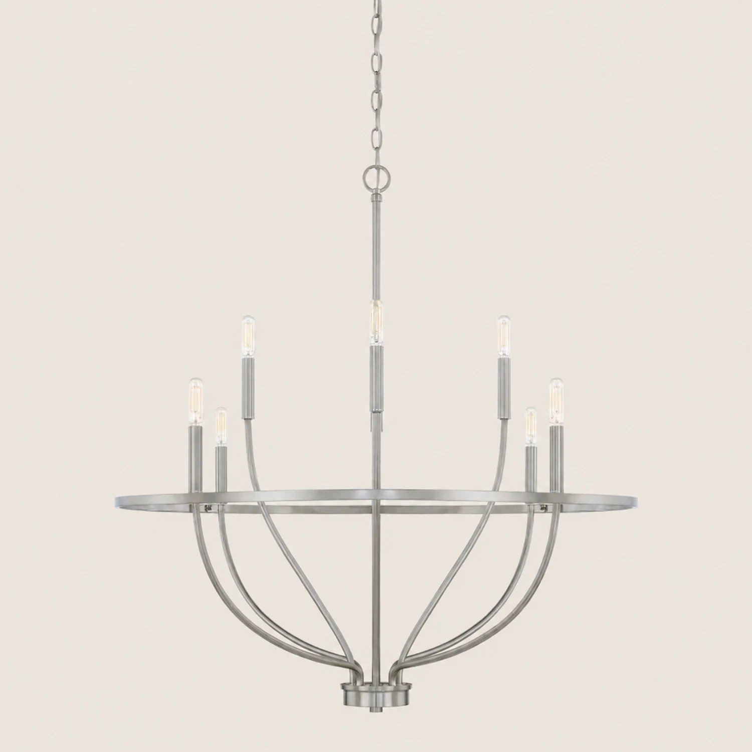 Modern Industrial 12-Light Cage Chandelier - Lumpaz