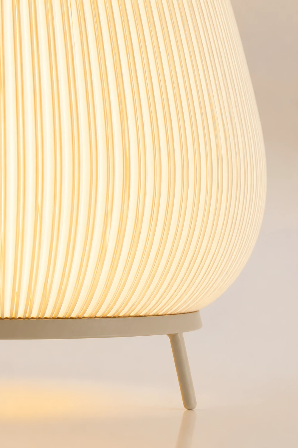 Textured Dome  Lantern Knit Table Lamp - Lumpaz