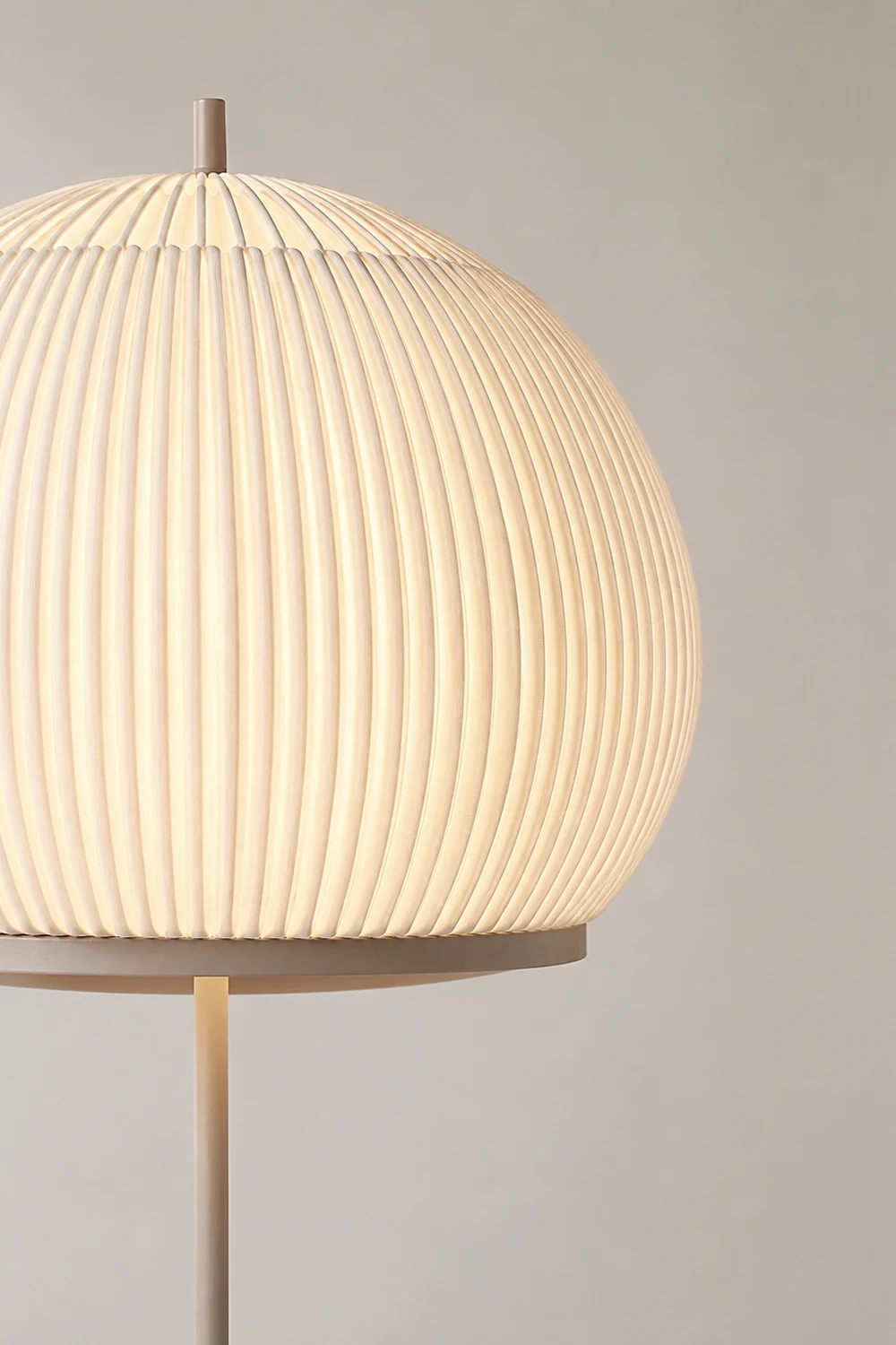 Knitted Round Lantern Floor Lamp - Lumpaz