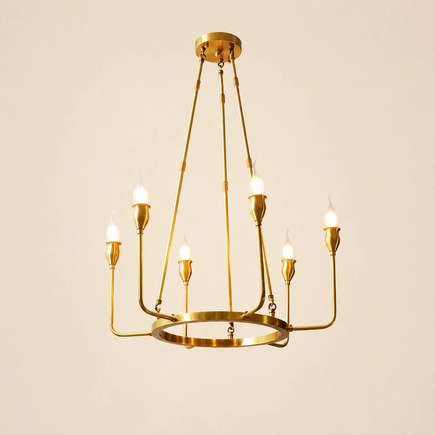 Classic ring candlestick chandelier - Lumpaz