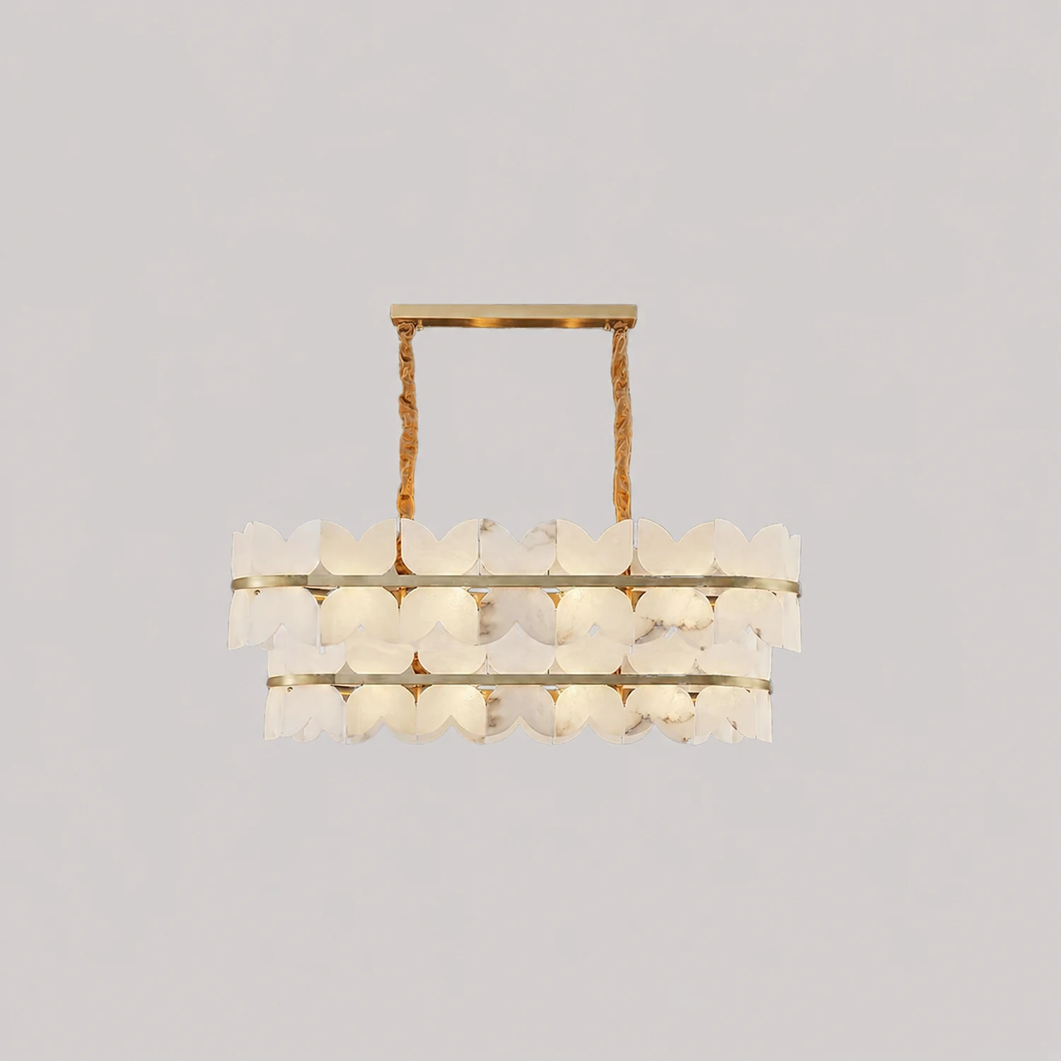 Patanga Alabaster Butterfly Chandelier - Lumpaz