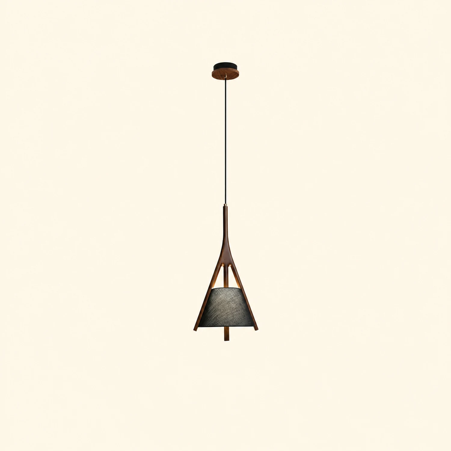 Nanzhi Wood Pendant Lamp - Lumpaz