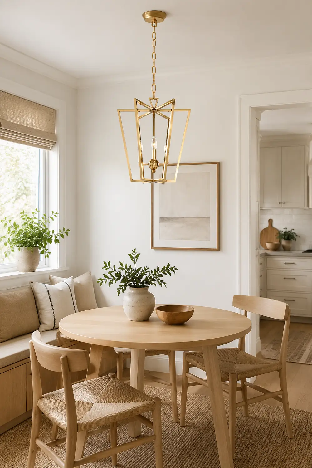 Frame gold cage chandelier - Lumpaz