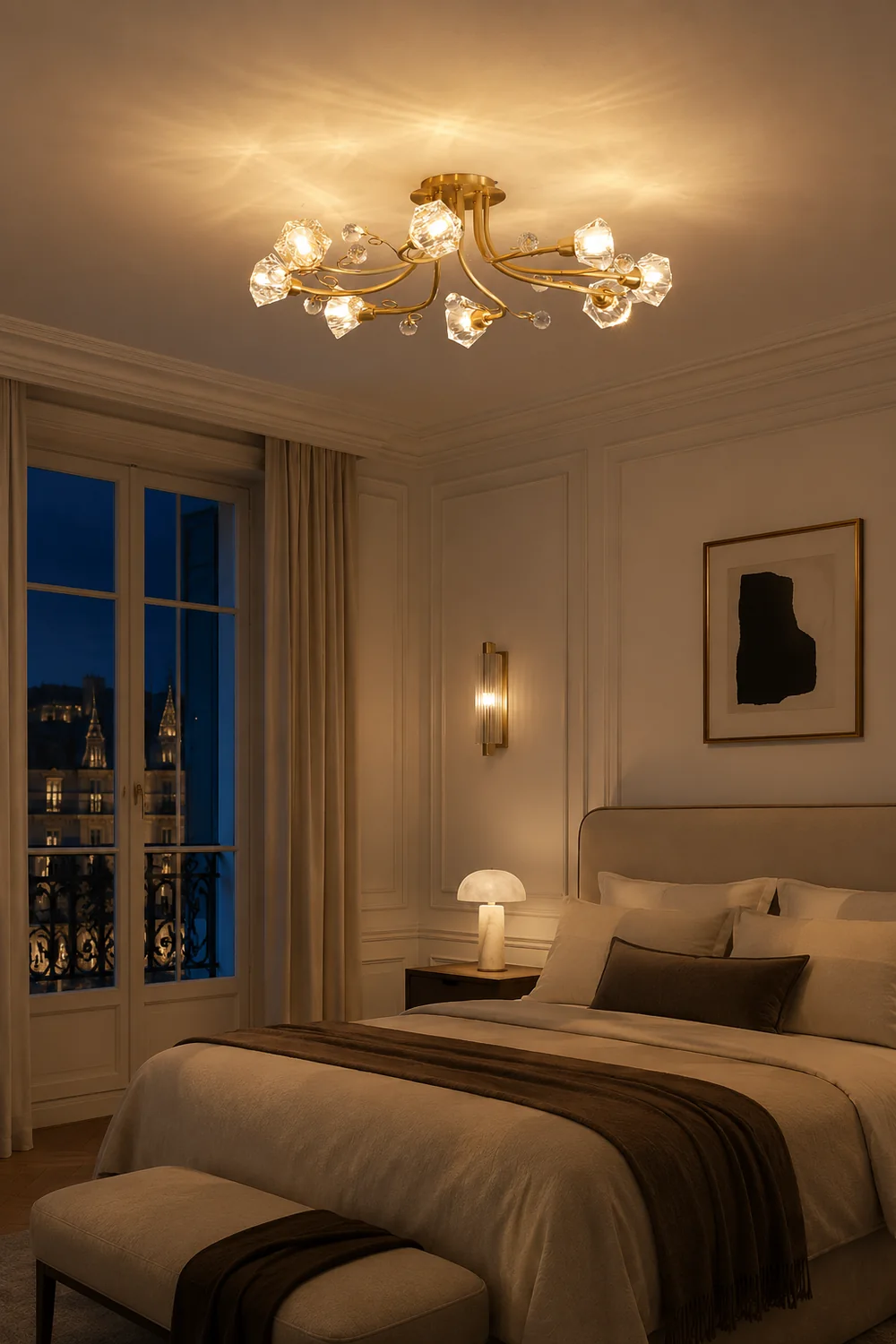 8-head flower ceiling lamp - Lumpaz