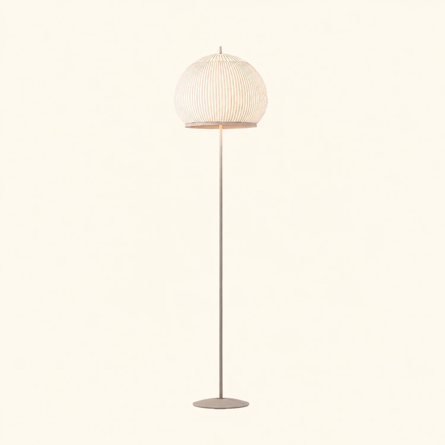 Knitted Round Lantern Floor Lamp - Lumpaz