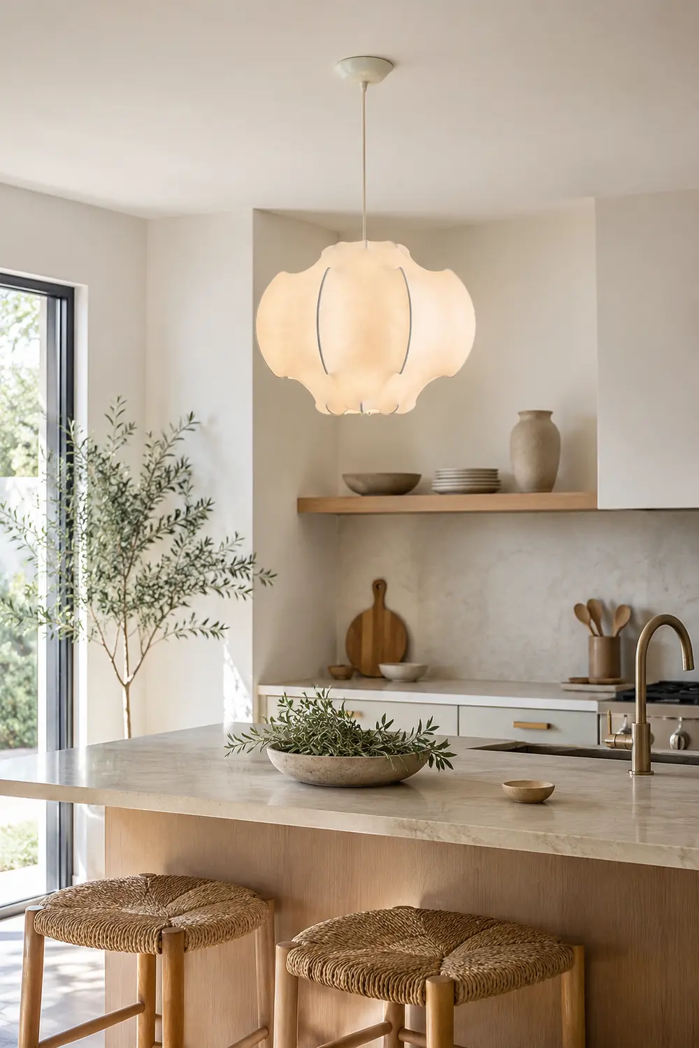 Modern Simple Creative Silk Chandelier - Lumpaz