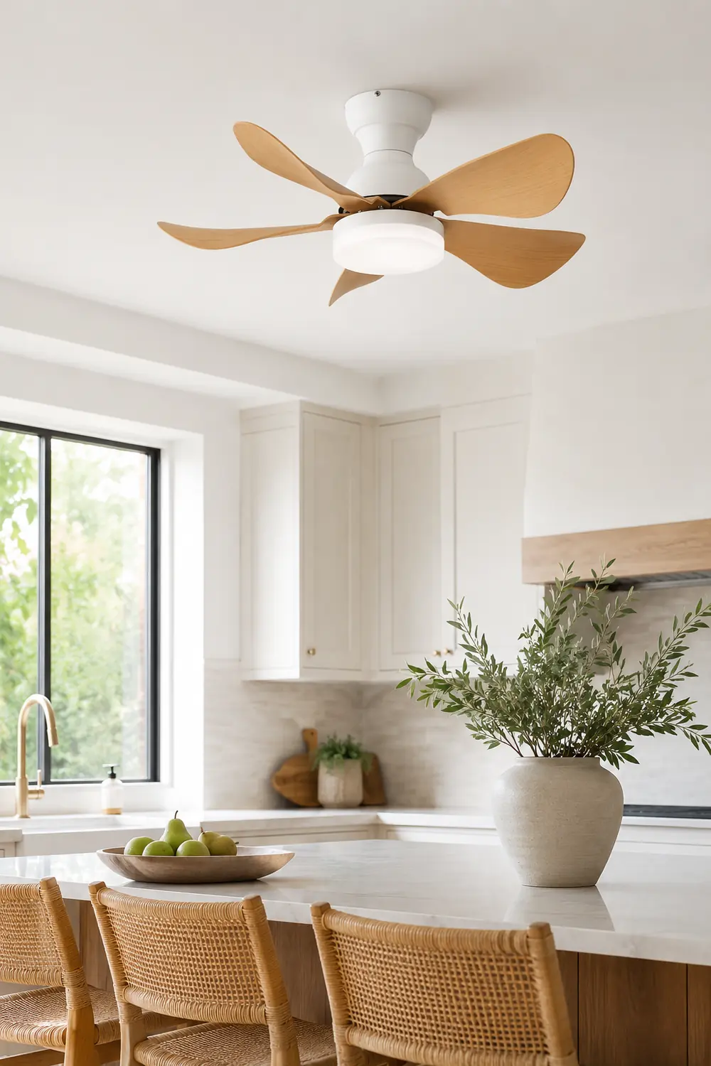 Embedded Five-Blade Fan Light - Lumpaz